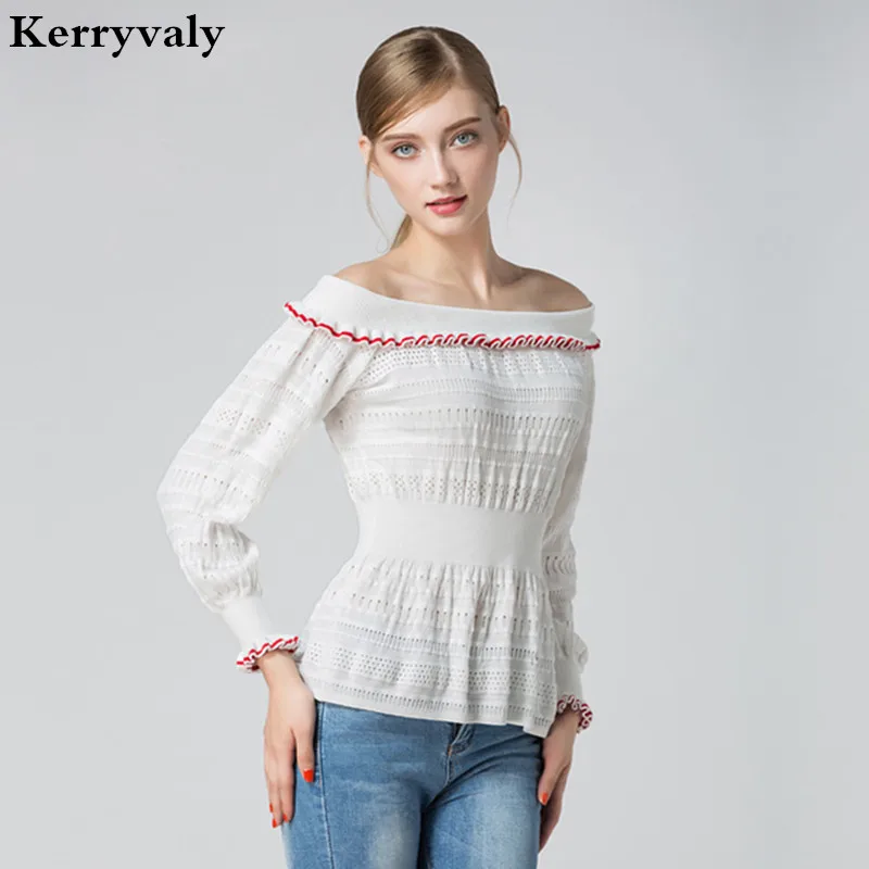 New White Sexy Crocheted Knitted Shirt Women Tops High Quality Women Fashion 2020 Spring Sweater Hollow-out Knitwear D6719524
New White Sexy Crocheted Knitted Shirt Women Tops High Quality Women Fashion 2020 Spring Sweater Hollow-out Knitwear D6719524