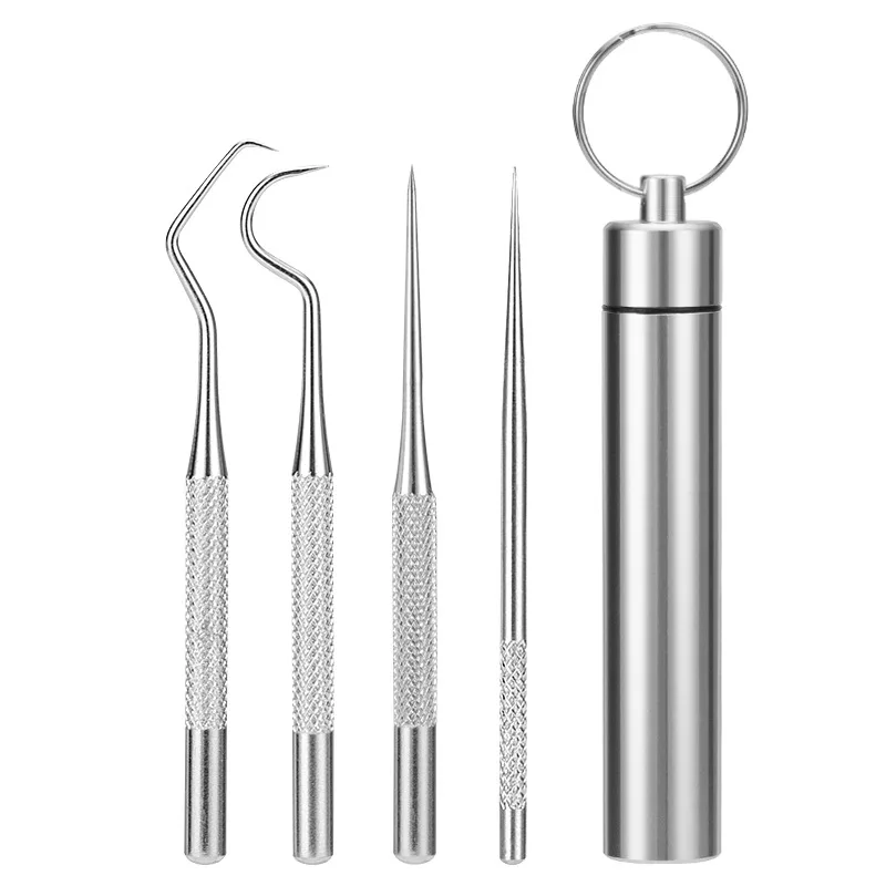 Portable Toothpick Set Stainless Steel Cleaning Mouth Toothpick Outdoor Travel Camping Sealed Storage Container Toothpick Box
Portable Toothpick Set Stainless Steel Cleaning Mouth Toothpick Outdoor Travel Camping Sealed Storage Container Toothpick Box