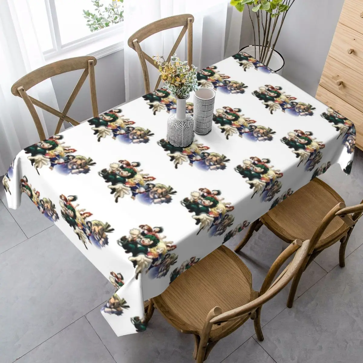 All Might Tablecloth Protection Dinner Table Cover Modern Custom Polyester Wholesale Table Cloth
All Might Tablecloth Protection Dinner Table Cover Modern Custom Polyester Wholesale Table Cloth