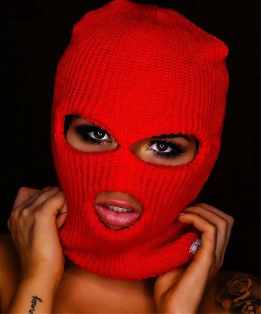 Full Face Cover Ski Mask Hat 3 Holes Balaclava Army Tactical CS Windproof Knit Halloween Party Beanies Winter Warm Unisex Caps
Full Face Cover Ski Mask Hat 3 Holes Balaclava Army Tactical CS Windproof Knit Halloween Party Beanies Winter Warm Unisex Caps
