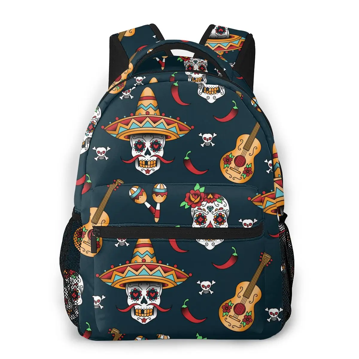 Mexican Skull Pattern 2020 New Women Backpack School Bags for Teenage Girs Female Travel Backpack 
Mexican Skull Pattern 2020 New Women Backpack School Bags for Teenage Girs Female Travel Backpack