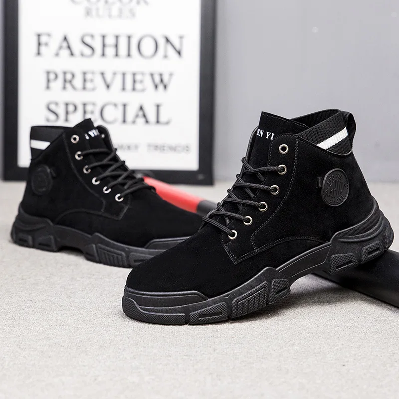 Martin Boots 2021 Spring New Men's Shoes High-Top Fashion Trendy Casual Sneakers Flat Shoes
Martin Boots 2021 Spring New Men's Shoes High-Top Fashion Trendy Casual Sneakers Flat Shoes