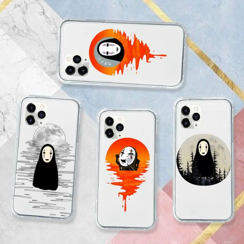 No Face man Spirited Away anime Phone Case Transparent soft For iphone 12 11 13 7 8 6 s plus x xs xr pro max mini
No Face man Spirited Away anime Phone Case Transparent soft For iphone 12 11 13 7 8 6 s plus x xs xr pro max mini