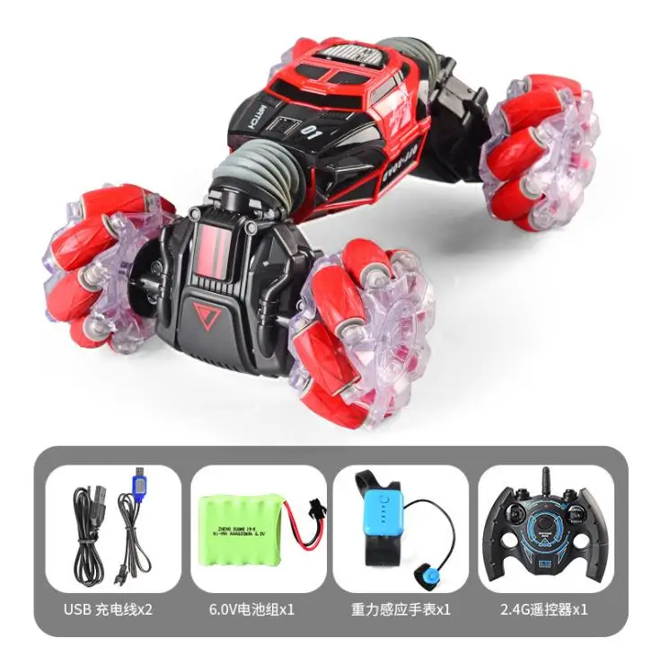 Gesture Sensor Remote Control Twist Car Watch Remote Control Car Light Music Drift Deformation Car Off-road Dancing Stunt Car
Gesture Sensor Remote Control Twist Car Watch Remote Control Car Light Music Drift Deformation Car Off-road Dancing Stunt Car