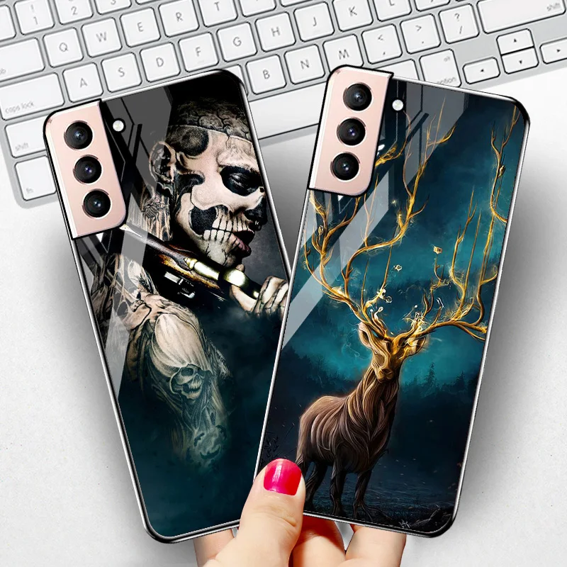 Case For Samsung Galaxy S21 Plus Cases 6.7" Butterfly Painted Funda For Samsung S21 S 21 Plus Cute Tempered Glass Bumper
Case For Samsung Galaxy S21 Plus Cases 6.7" Butterfly Painted Funda For Samsung S21 S 21 Plus Cute Tempered Glass Bumper
