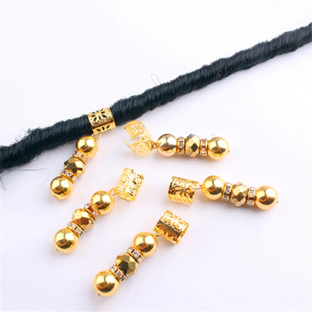 5pcs Silver Gold Hair Braid Dreadlocks Bead Hair Ring Cuffs Dread Tube Charm Dreadlock Braid Extension Styling Tools Accessories
5pcs Silver Gold Hair Braid Dreadlocks Bead Hair Ring Cuffs Dread Tube Charm Dreadlock Braid Extension Styling Tools Accessories