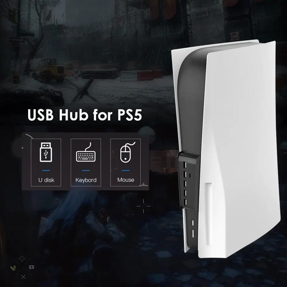Для PS5 usb хаб 6 в 1 взаимный обмен данными между компьютером и периферийными