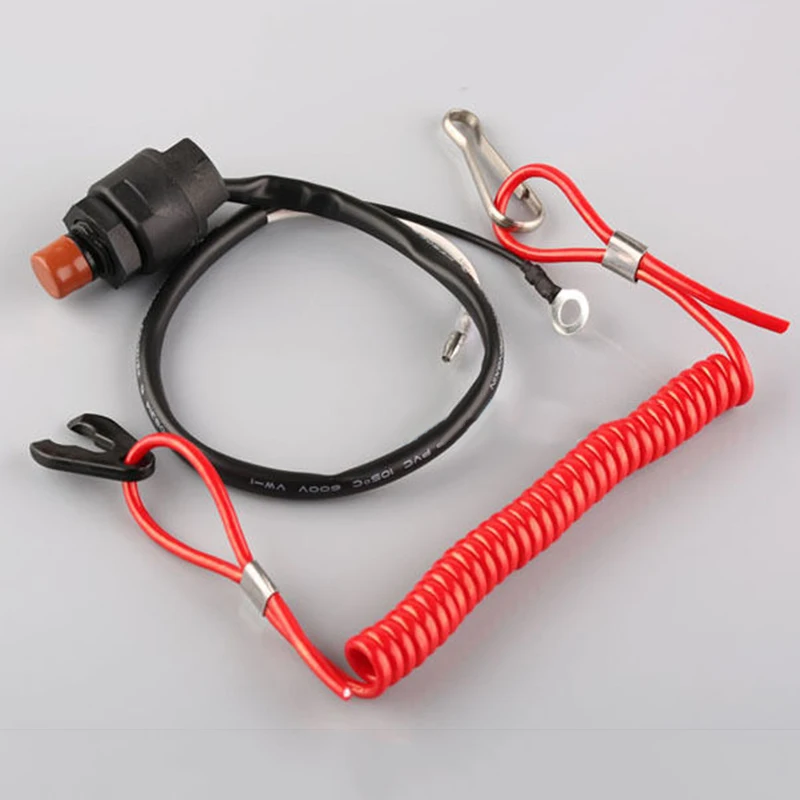 General Boat Outboard Engine Motorr Emergency Kill Stop Waterproof Switch & Safety Tether Lanyard For Tohatsu Tether Lanyard
General Boat Outboard Engine Motorr Emergency Kill Stop Waterproof Switch & Safety Tether Lanyard For Tohatsu Tether Lanyard