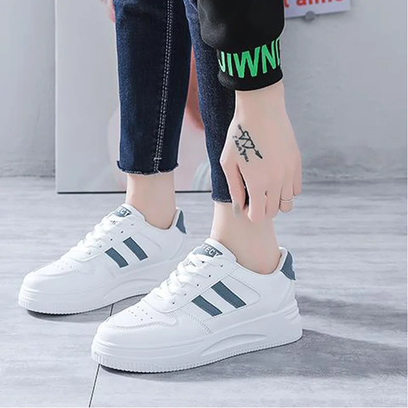 2021 Fashion Women's Shoes Woman Sneakers Spring Color Matching Shallow Mouth Vulcanized Shoes Lace-up Comfortable Casual Shoes
2021 Fashion Women's Shoes Woman Sneakers Spring Color Matching Shallow Mouth Vulcanized Shoes Lace-up Comfortable Casual Shoes