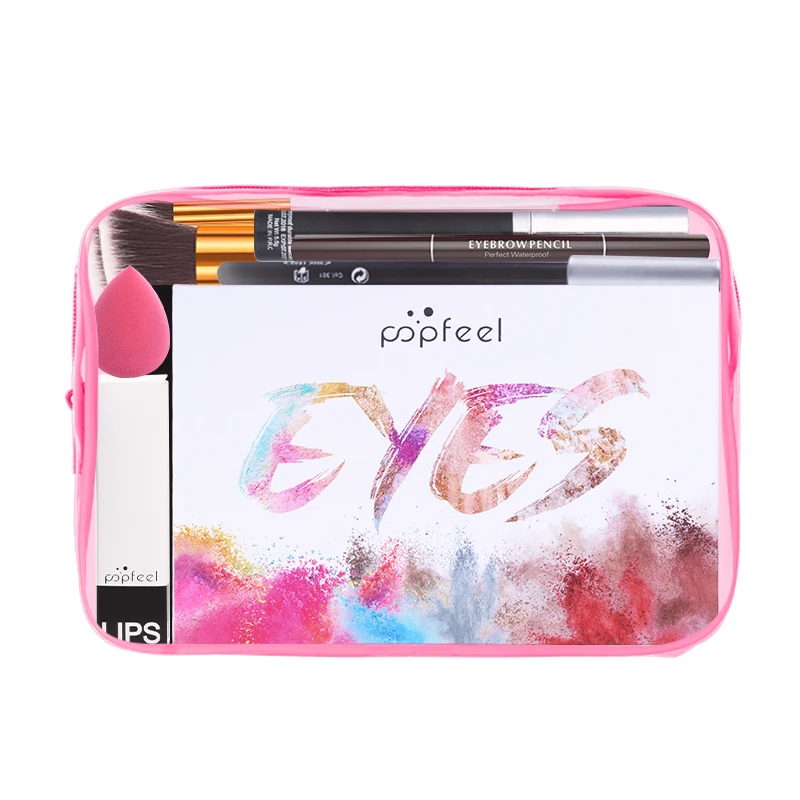 26PCS/Set Cosmetics Kit Eyeshadow Lipstick Eyebrow Pencil Lip Gloss Makeup Brush Powder Puff Make Up Sets with Makeup Bag KIT005
26PCS/Set Cosmetics Kit Eyeshadow Lipstick Eyebrow Pencil Lip Gloss Makeup Brush Powder Puff Make Up Sets with Makeup Bag KIT005