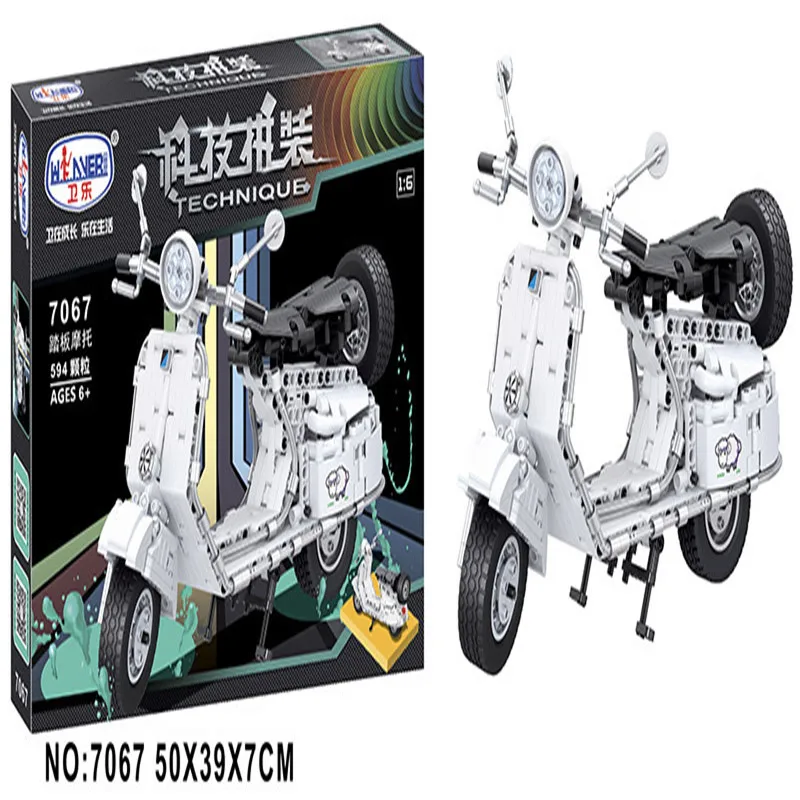 Building Blocks Technic DIY 594+PCS 7067 Scooter Pedal Assembled Technology Series Blocks Educational Toy for Children
Building Blocks Technic DIY 594+PCS 7067 Scooter Pedal Assembled Technology Series Blocks Educational Toy for Children