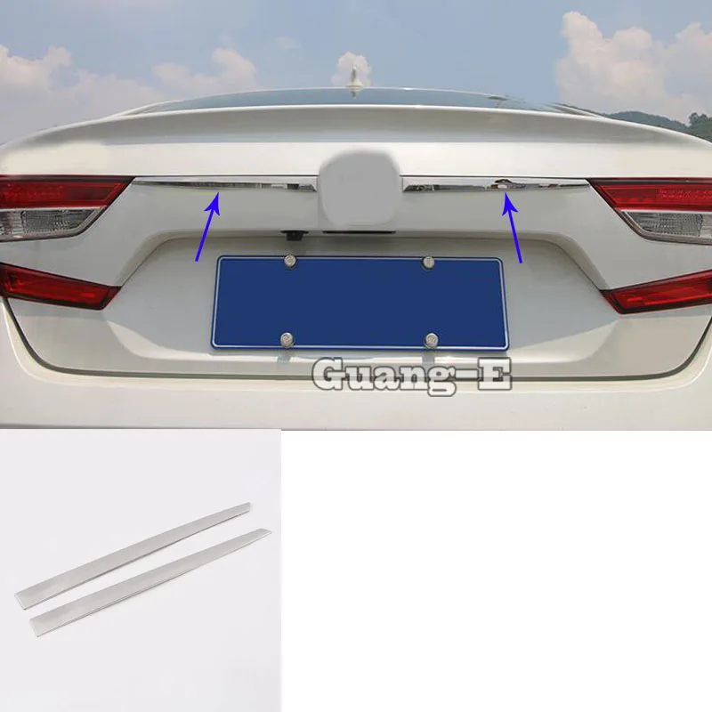 Car Rear Back Bumper Detector Stainless Steel Wrap License Trim Frame Lamp Molding For Honda Accord Sedan 10th 2018 2019 2020
Car Rear Back Bumper Detector Stainless Steel Wrap License Trim Frame Lamp Molding For Honda Accord Sedan 10th 2018 2019 2020