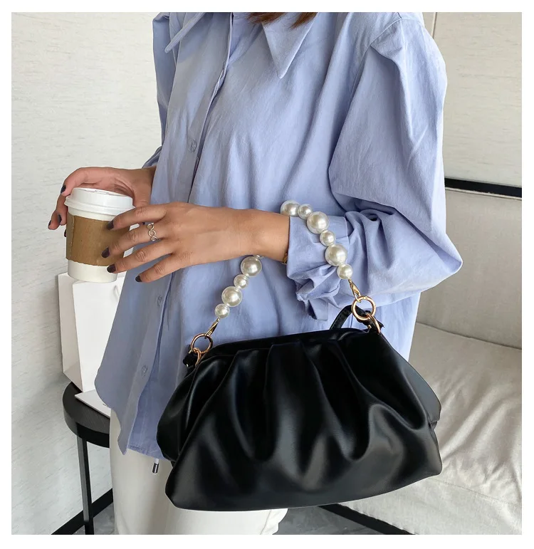 Vintage Women Shoulder Bags Pearl Portable Shell Crossbody Bags Fow Female Large Evening Bags Pu Leather Handbags Phone Purse
Vintage Women Shoulder Bags Pearl Portable Shell Crossbody Bags Fow Female Large Evening Bags Pu Leather Handbags Phone Purse