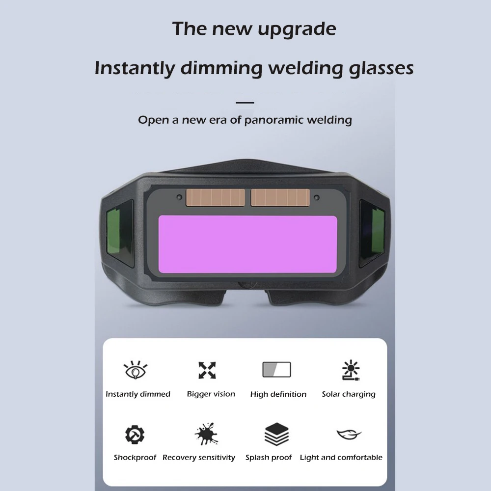 Welding Protective Glasses Automatic Dimming Argon Arc Welding Secondary Protective Welding Antisnap Welding Eye Protection Tool
Welding Protective Glasses Automatic Dimming Argon Arc Welding Secondary Protective Welding Antisnap Welding Eye Protection Tool