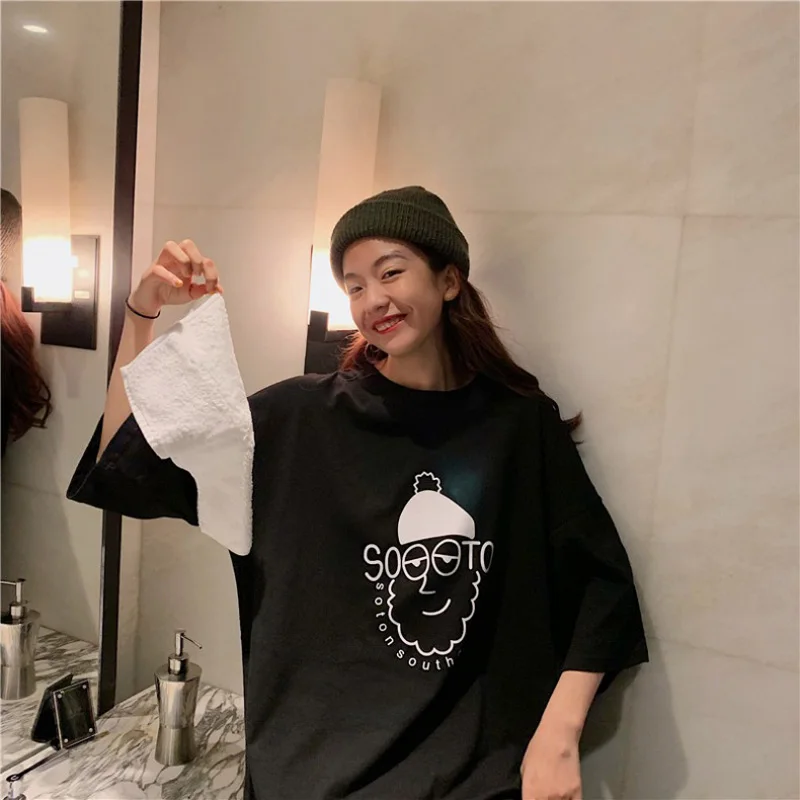 Maxxo Korean Cartoon Anime T-Shirt Tops Women Printed Short Sleeve Clothes School Student Wear Cute Sweet Urban Tees Y2k Tops
Maxxo Korean Cartoon Anime T-Shirt Tops Women Printed Short Sleeve Clothes School Student Wear Cute Sweet Urban Tees Y2k Tops