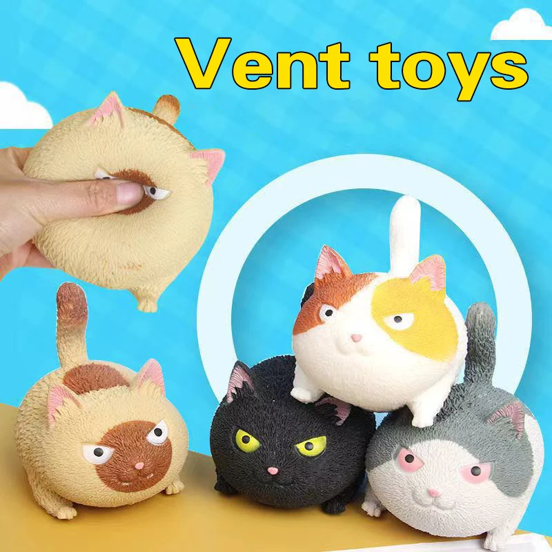 Cute Cartoon Animal Shape Squeezing Toy Stress Reliever Gift Desktop Decor Ornament Siamese
Cute Cartoon Animal Shape Squeezing Toy Stress Reliever Gift Desktop Decor Ornament Siamese