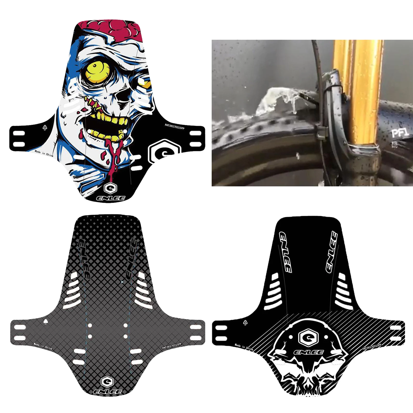 Durable Bike Fender, Mountain Road Bike Mudguards, Flexible Front and Rear Mud Guard Compatible for 26", 27.5", 29" Bicycles
Durable Bike Fender, Mountain Road Bike Mudguards, Flexible Front and Rear Mud Guard Compatible for 26", 27.5", 29" Bicycles