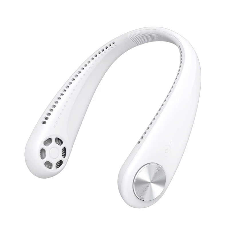 2021 Top Creative Bladeless Necklace Fan Portable Hanging Neck Fan USB Charging Cooler
2021 Top Creative Bladeless Necklace Fan Portable Hanging Neck Fan USB Charging Cooler