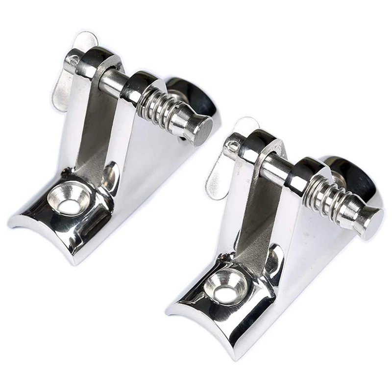 Boat Bimini Top Deck Hinges Fitting Concave Base Hardware with Removable Pins Pair Of 2 
Boat Bimini Top Deck Hinges Fitting Concave Base Hardware with Removable Pins Pair Of 2
