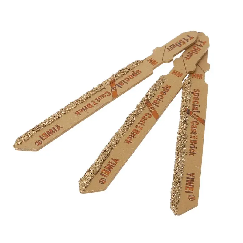 3pcs 3" T150 Carbide Grain 50 Grit T-Shank Jigsaw Blades Ceramic Tile Cutting Tool New M17E
3pcs 3" T150 Carbide Grain 50 Grit T-Shank Jigsaw Blades Ceramic Tile Cutting Tool New M17E
