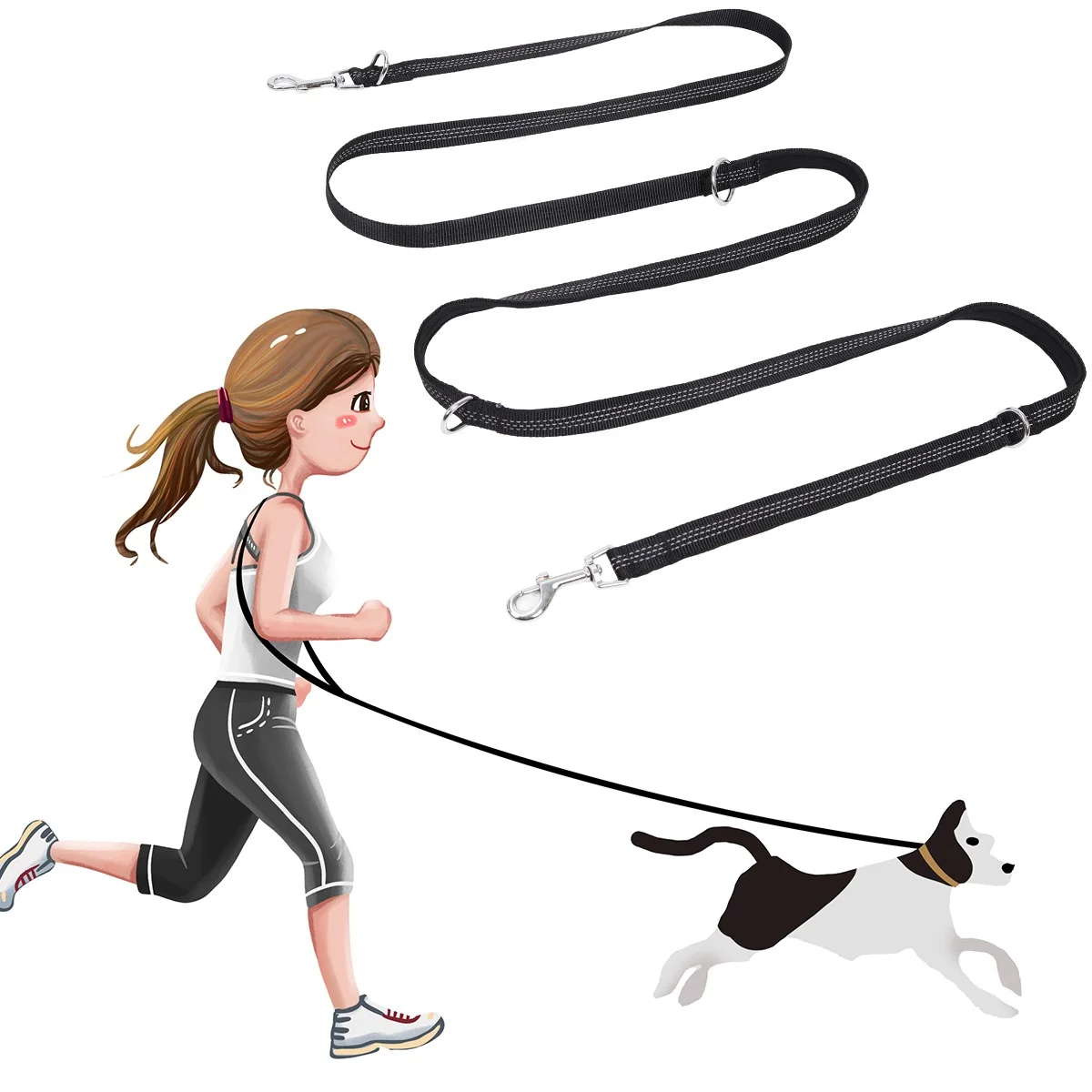 Long Dog Training Leash 3 Meters Nylon Slip Rope Double Leash Hands Free Pet Lead with Padded Handles
Long Dog Training Leash 3 Meters Nylon Slip Rope Double Leash Hands Free Pet Lead with Padded Handles
