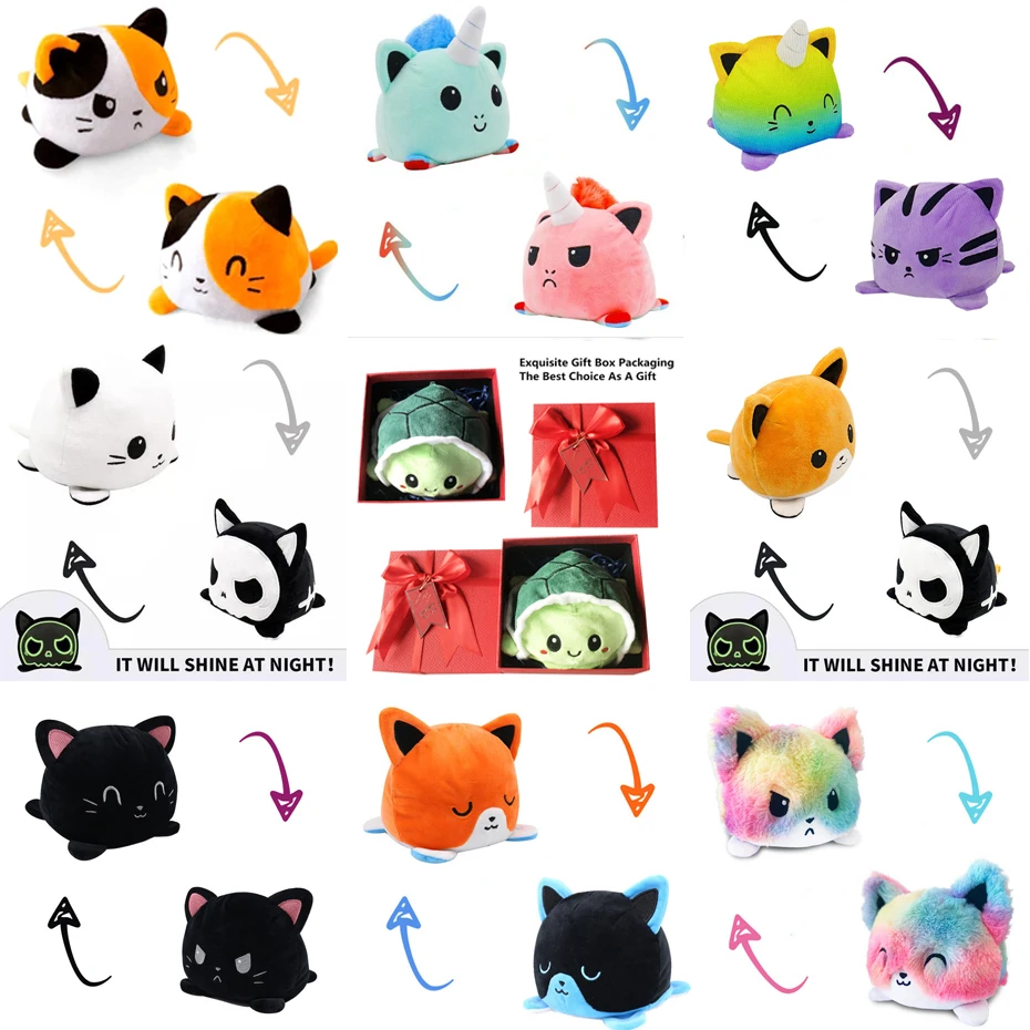 Double-Sided Flip Cat Dog Kids Soft Gift Box Plushie Animals Unicorn Doll Toy Peluches For Pulpos Plush Toy Double-Sided
Double-Sided Flip Cat Dog Kids Soft Gift Box Plushie Animals Unicorn Doll Toy Peluches For Pulpos Plush Toy Double-Sided