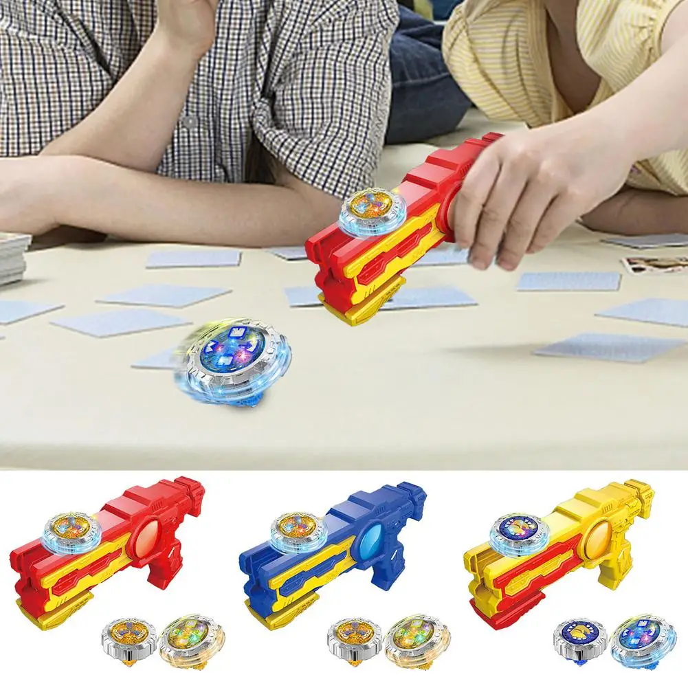 Kids Metal Gyro Toy With Launcher Metal Fusion Spinner Toy New Gyro Burst Evolutions Set Combination With Flashing Light
Kids Metal Gyro Toy With Launcher Metal Fusion Spinner Toy New Gyro Burst Evolutions Set Combination With Flashing Light
