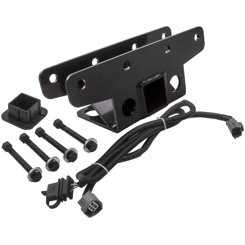 2" inch Towed Towing Black Rear Trailer Receiver Hitch For Jeep Wrangler JK and Unlimited 2 & 4 Door 2007-2018 With Wire Kit
2" inch Towed Towing Black Rear Trailer Receiver Hitch For Jeep Wrangler JK and Unlimited 2 & 4 Door 2007-2018 With Wire Kit