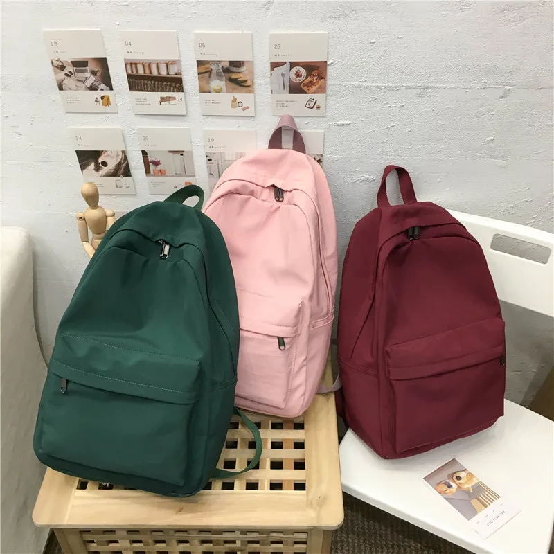 2021 Backpack Women Backpack Solid Color Women Shoulder Bag Fashion School Bag For Teenage Girl Children School Backpacks Female
2021 Backpack Women Backpack Solid Color Women Shoulder Bag Fashion School Bag For Teenage Girl Children School Backpacks Female