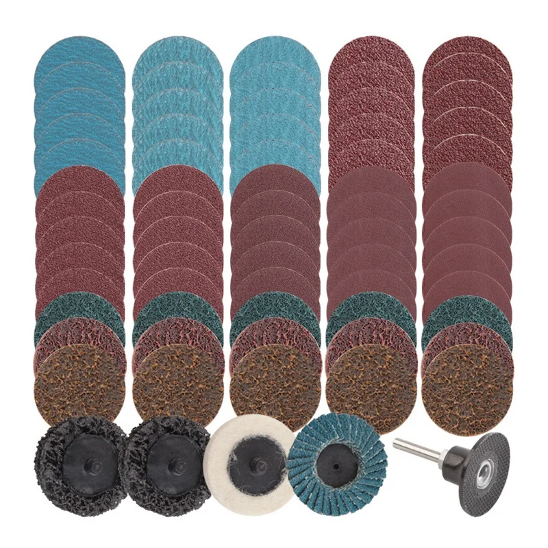 70Pcs Sanding Discs Set 2in Quick Change Surface Conditioning Discs and 1/4 Inch Holder for Grind Polish Finish Rust
70Pcs Sanding Discs Set 2in Quick Change Surface Conditioning Discs and 1/4 Inch Holder for Grind Polish Finish Rust