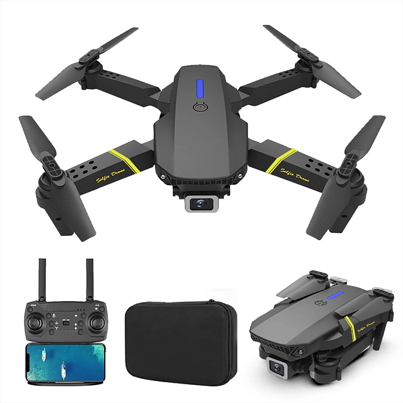 GD89-1 With Camera 4K HD Wifi FPV RC Quadrocopter Single Lens One-key Takeoff / Landing Drone Multifunction Flight Remote Drones
GD89-1 With Camera 4K HD Wifi FPV RC Quadrocopter Single Lens One-key Takeoff / Landing Drone Multifunction Flight Remote Drones
