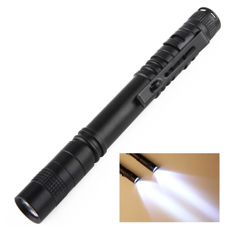 Portable mini 3W LED flashlight white light pen flashlight pocket 3 mode flashlight, can be used for emergency lighting
Portable mini 3W LED flashlight white light pen flashlight pocket 3 mode flashlight, can be used for emergency lighting