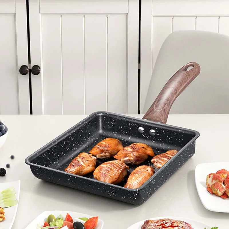 Japanese style tamagoyaki square mini non-stick pan thick egg maifan stone small frying pan omelette home flat-bottomed breakfas
Japanese style tamagoyaki square mini non-stick pan thick egg maifan stone small frying pan omelette home flat-bottomed breakfas