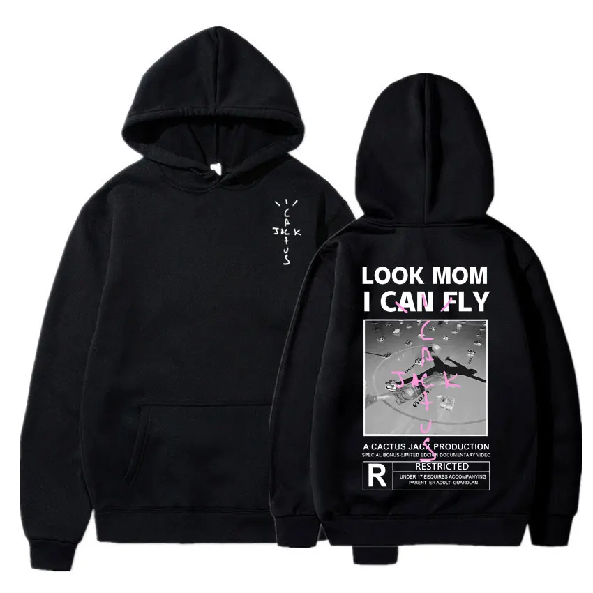 Top LOOK MOM I CAN FLY Letter Logo Print Hoodie Travis Scott Hoodies Cactus Jack Sweatshirt Men Women Fleece EU Size Sweatshirts
Top LOOK MOM I CAN FLY Letter Logo Print Hoodie Travis Scott Hoodies Cactus Jack Sweatshirt Men Women Fleece EU Size Sweatshirts