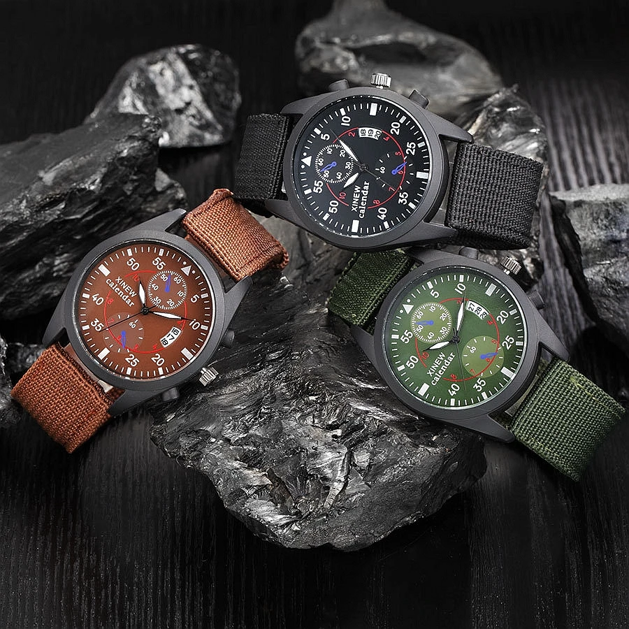 Sport Quartz Watches Army Date Display Clock Men's Nylon Quartz Wristwatches Luxury Watch Men Brand Famous Business Watch Male
Sport Quartz Watches Army Date Display Clock Men's Nylon Quartz Wristwatches Luxury Watch Men Brand Famous Business Watch Male