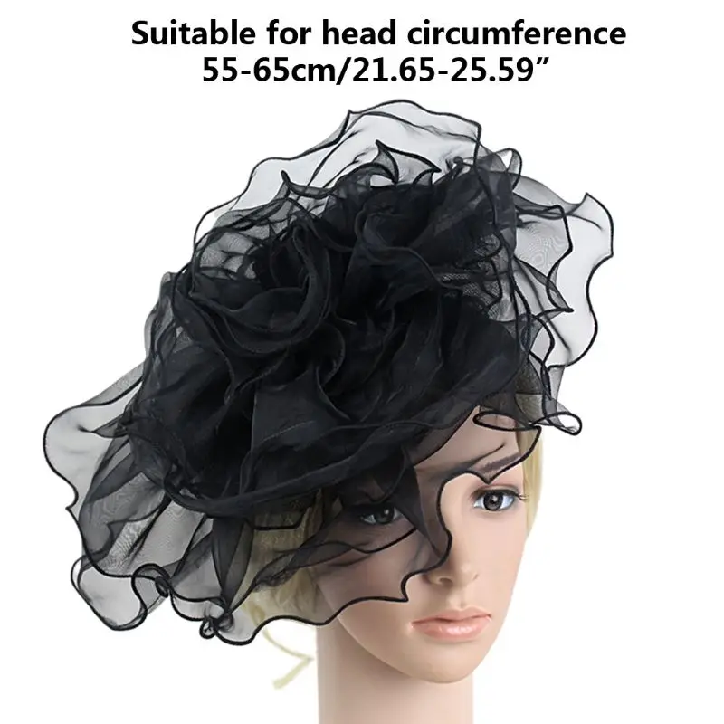 Women Fascinator Hat Flower Mesh Ribbon Vintage Style Party Banquet Wedding Veil 2XPC
Women Fascinator Hat Flower Mesh Ribbon Vintage Style Party Banquet Wedding Veil 2XPC