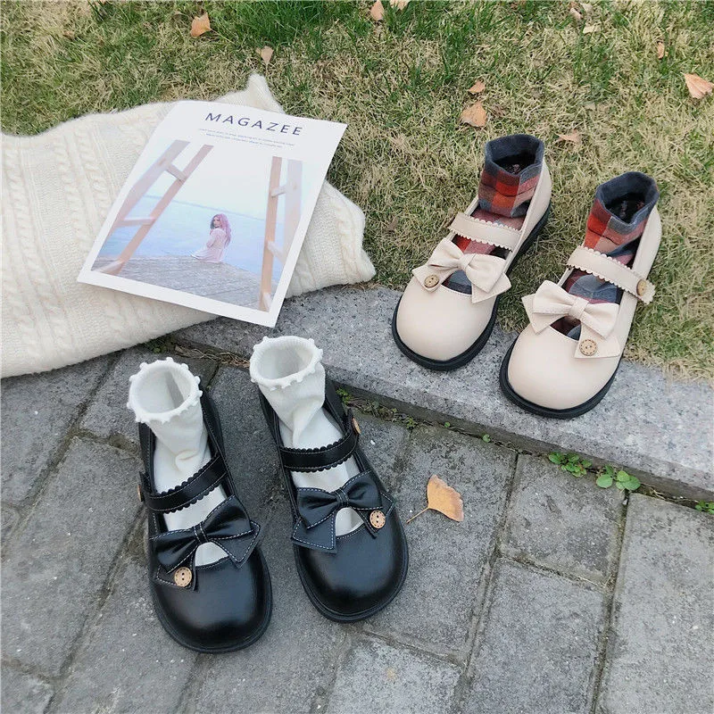Cute Sweet Japanese Bowknot Lolita Mary Jane Shoes For Girl Fashion Round Toe Platform Flats Women 2021 Casual Leather Loafers
Cute Sweet Japanese Bowknot Lolita Mary Jane Shoes For Girl Fashion Round Toe Platform Flats Women 2021 Casual Leather Loafers