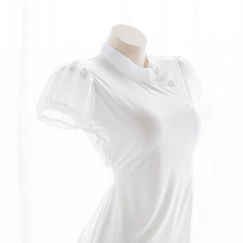 Pure WShite Transparent Little Nurse's Perspective Uniform Set Ultrashort Dress Sexy Womens Cosplay Underwear Set Nightdress
Pure WShite Transparent Little Nurse's Perspective Uniform Set Ultrashort Dress Sexy Womens Cosplay Underwear Set Nightdress