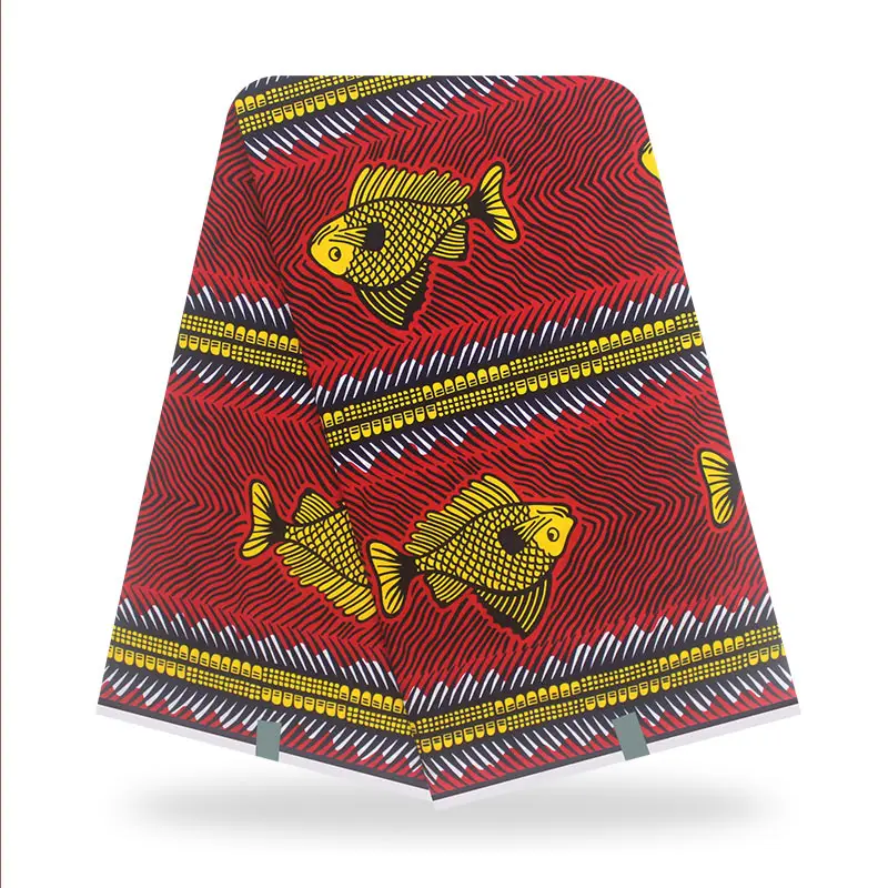 African Cotton Print Ankara High Quality veritable Wax 2020 pagne Fish pattern Nigerian wax fabric H29
African Cotton Print Ankara High Quality veritable Wax 2020 pagne Fish pattern Nigerian wax fabric H29