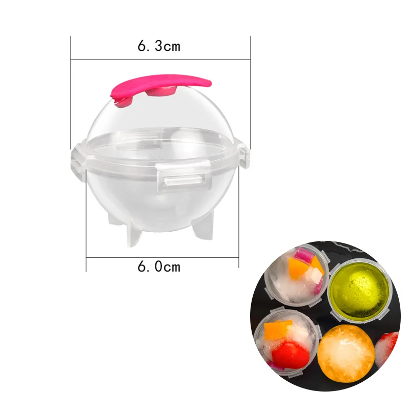 New 5CM Round Ball Ice Cube Mold DIY Ice Cream Maker Silicone Ice Mold Whiskey Ice Tray for Bar Tools Kitchen Gadget Accessories
New 5CM Round Ball Ice Cube Mold DIY Ice Cream Maker Silicone Ice Mold Whiskey Ice Tray for Bar Tools Kitchen Gadget Accessories