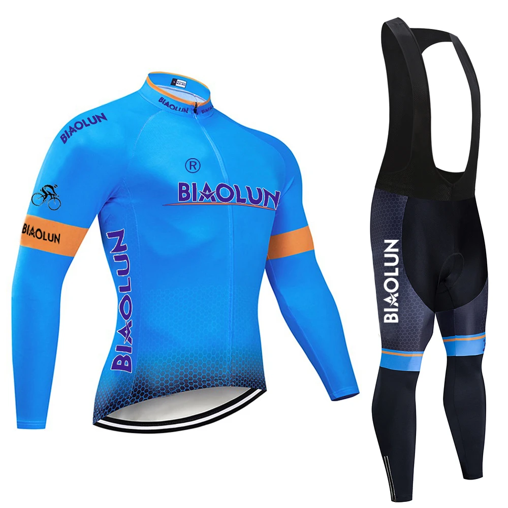 BIAOLUN Pro Team Cycling Jersey Set Man Spring Summer MTB Race Cycling Clothing Long Sleeve Ropa Ciclismo Riding Bike Uniform
BIAOLUN Pro Team Cycling Jersey Set Man Spring Summer MTB Race Cycling Clothing Long Sleeve Ropa Ciclismo Riding Bike Uniform