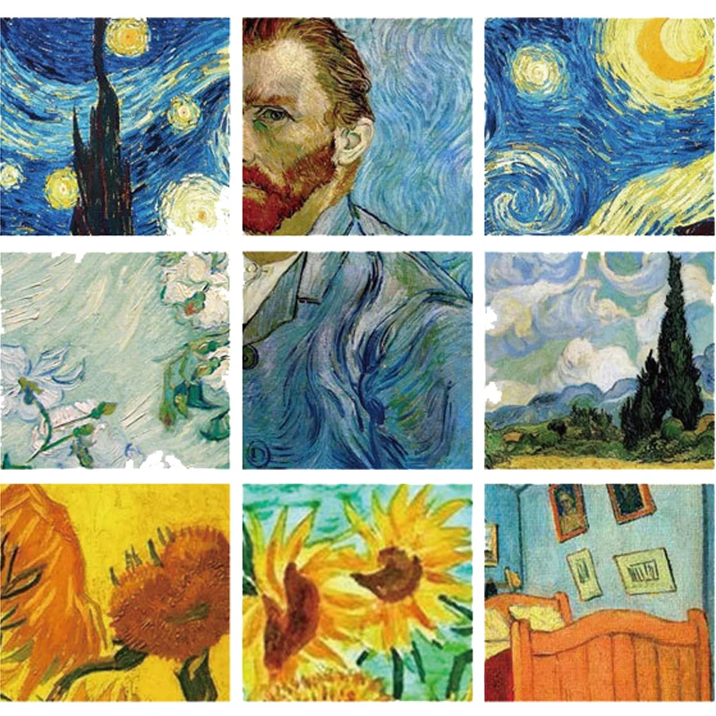 Van Gogh Sea Wave Sunflower Iron-on Transfers for Clothing T Shirt Iron on Patches Appliques Thermo Stickers on Clothes Custom
Van Gogh Sea Wave Sunflower Iron-on Transfers for Clothing T Shirt Iron on Patches Appliques Thermo Stickers on Clothes Custom