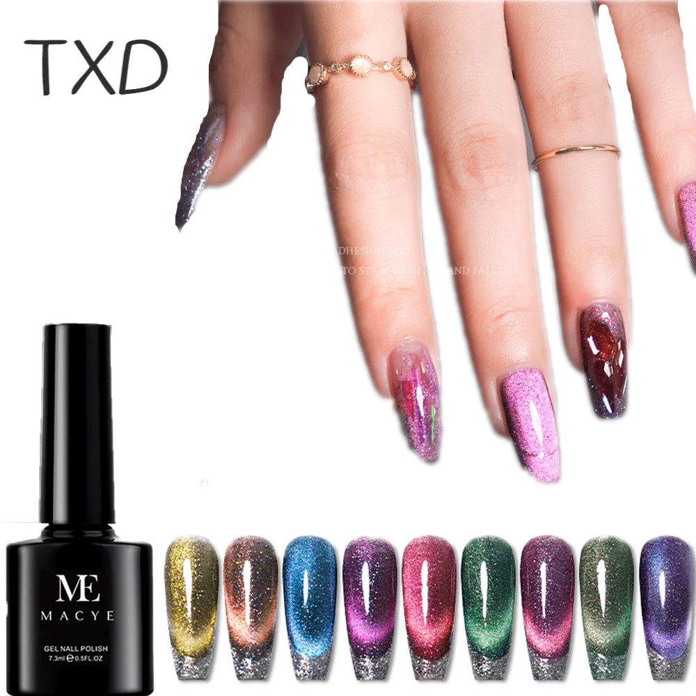 TXD 2021 Nail Art Quicksand Cat Eye Gel Mixed Varnish Gel Glitter Platinum Sequins Gel Polish Top Primer
TXD 2021 Nail Art Quicksand Cat Eye Gel Mixed Varnish Gel Glitter Platinum Sequins Gel Polish Top Primer