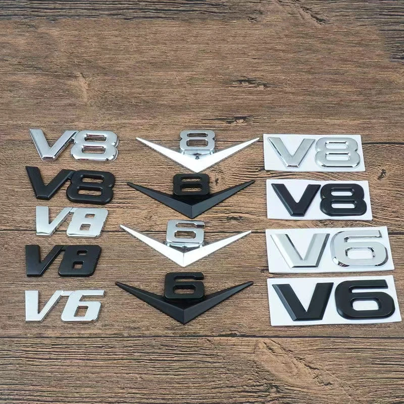 Car Styling Metal V6 V8 Engine Logo Emblem Trunk Sport Turbo Auto Badge 3D Sticker Decal Car Accessories
Car Styling Metal V6 V8 Engine Logo Emblem Trunk Sport Turbo Auto Badge 3D Sticker Decal Car Accessories
