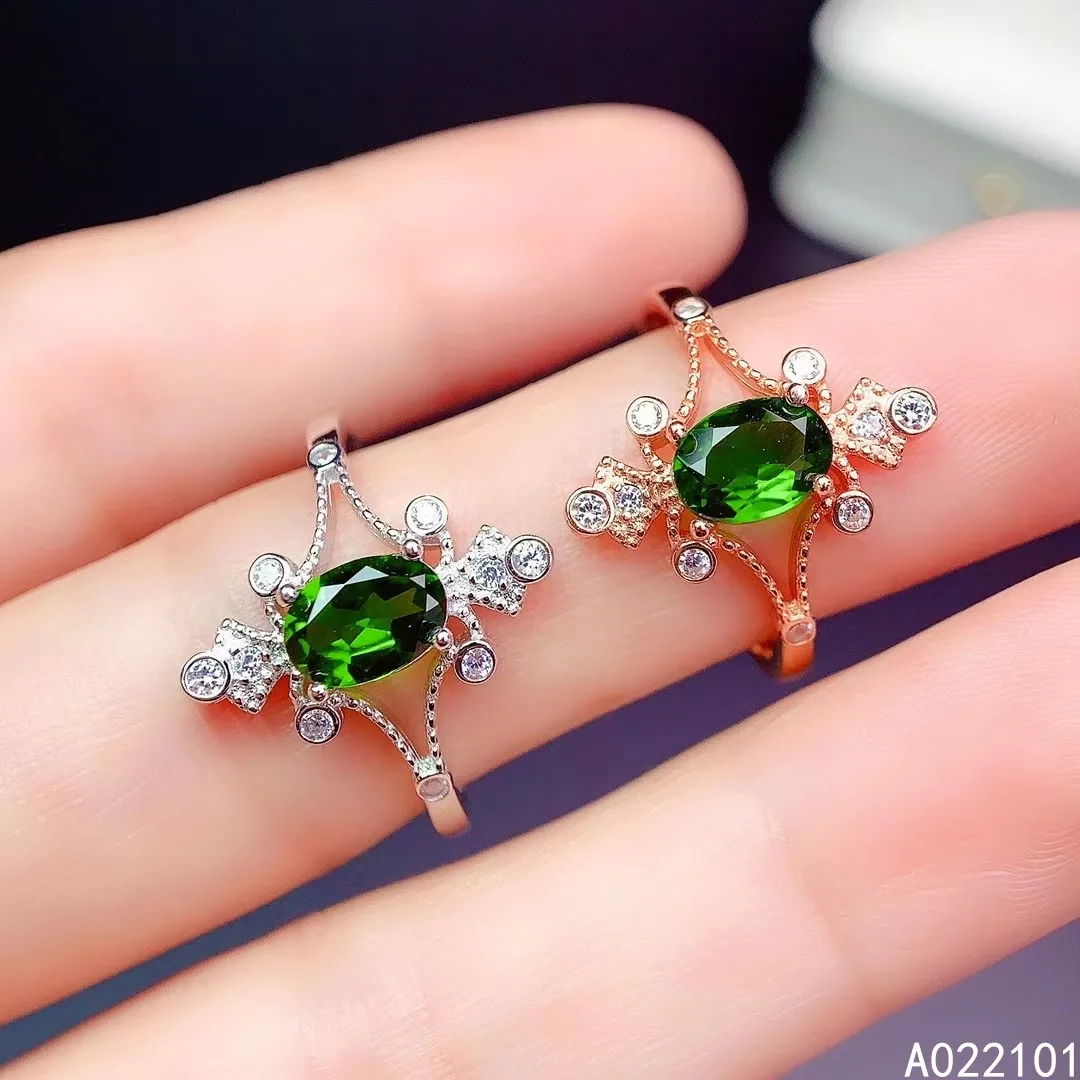 KJJEAXCMY fine jewelry S925 sterling silver inlaid natural Diopside girl exquisite ring support test Chinese style hot selling
KJJEAXCMY fine jewelry S925 sterling silver inlaid natural Diopside girl exquisite ring support test Chinese style hot selling
