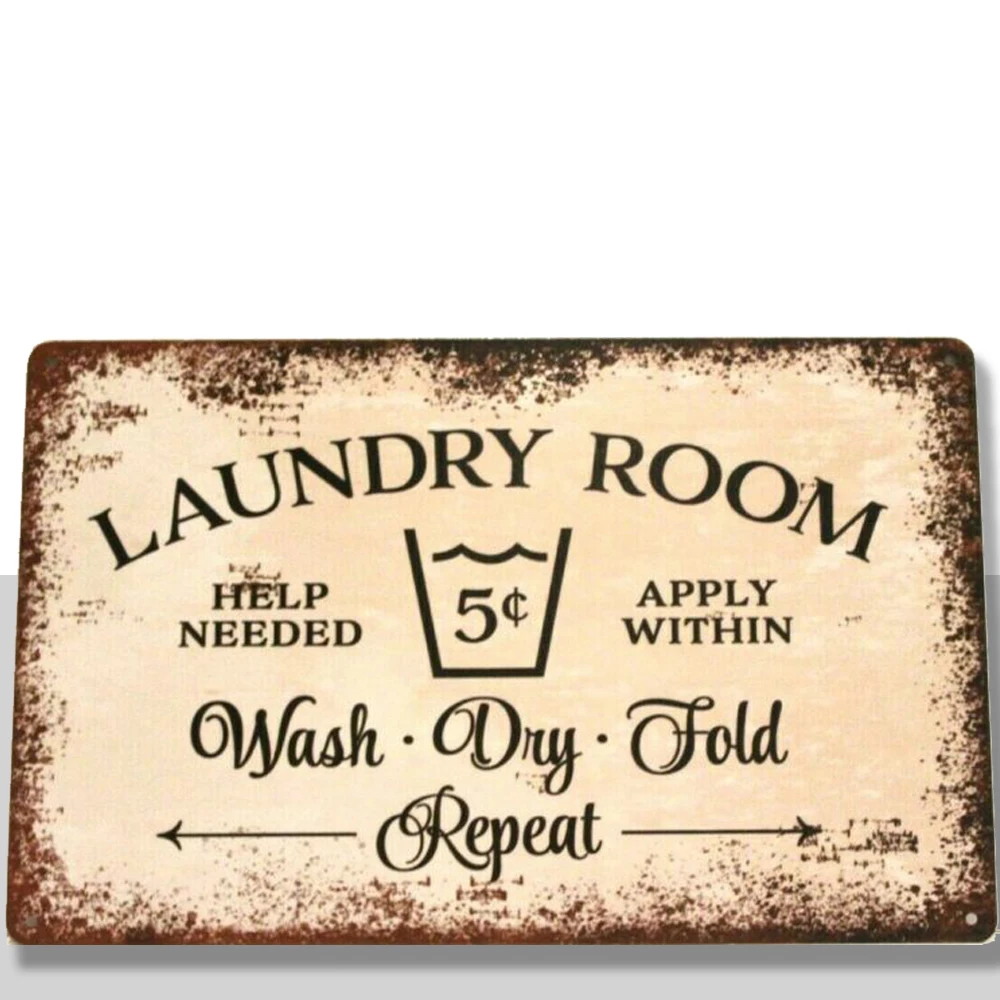 Laundry Room Tin Sign Poster Wall Art Decor Vintage Look Rustic Shabby Chic
Laundry Room Tin Sign Poster Wall Art Decor Vintage Look Rustic Shabby Chic