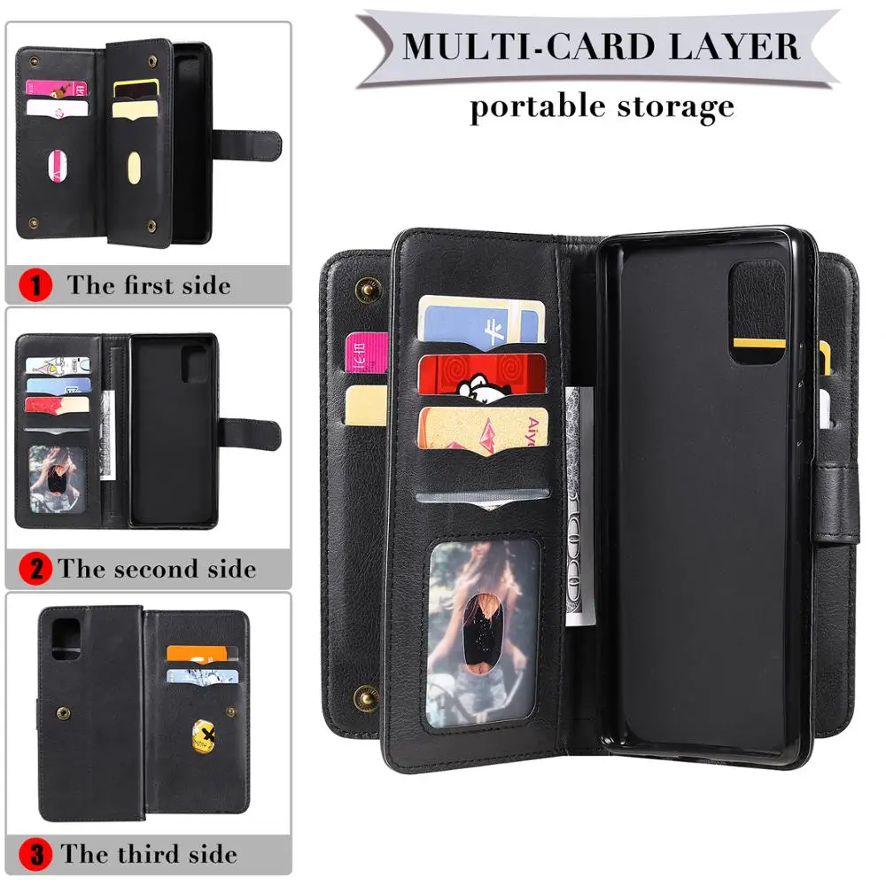 Чехол для телефона из ПУ кожи с отделениями для карт для Samsung Galaxy A91 S10Lite, чехол-кошелек с подставкой, многофункциональные магнитные чехлы для...
Чехол для телефона из ПУ кожи с отделениями для карт для Samsung Galaxy A91 S10Lite, чехол-кошелек с подставкой, многофункциональные магнитные чехлы для...