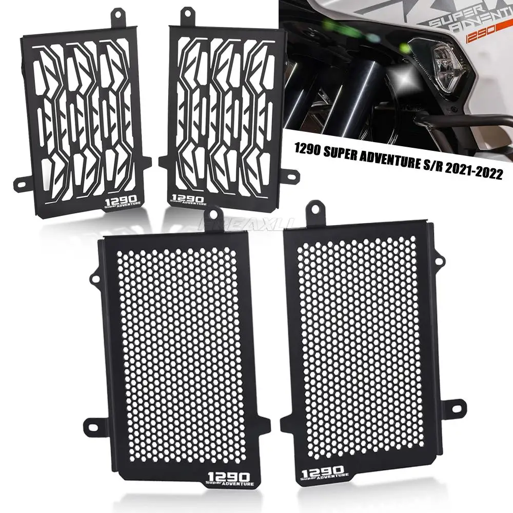 

For 1290 Super Adventure S/R 2021 2022 ADV Motorcycle CNC Radiator Grille Grill Protective Guard Cover 1290SuperAdventure R S