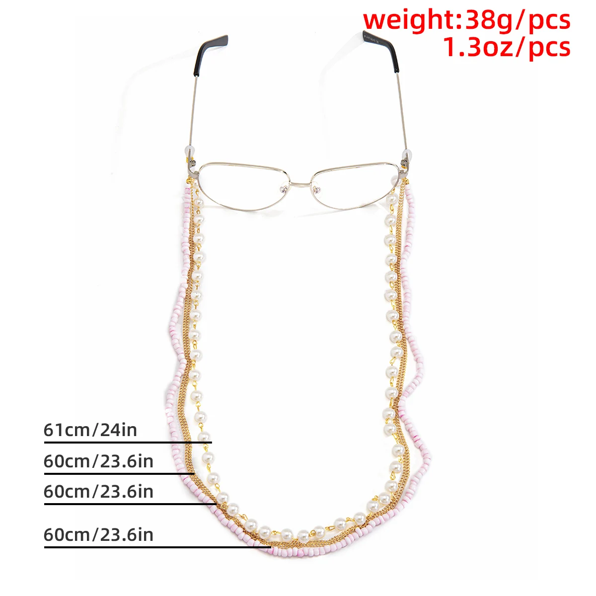 Lacteo Vintage Imitation Pearl Multilayer Chain Simple Glasses Chain Steampunk HipHop Bead Metal Decorations Neck Female Jewelry
Lacteo Vintage Imitation Pearl Multilayer Chain Simple Glasses Chain Steampunk HipHop Bead Metal Decorations Neck Female Jewelry