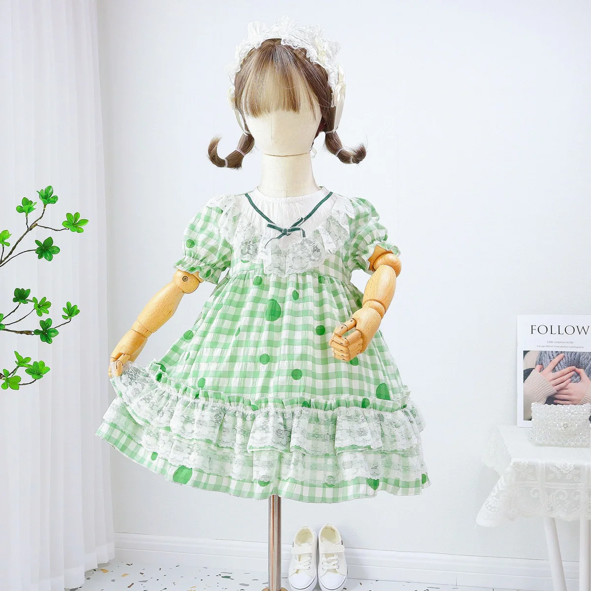 Midoo Girls Dresses Children's Clothing Cosplay Costume Plaid Dots Ball Gown Cute Prom Party Summer Kids Lolita Dress Clothes 
Midoo Girls Dresses Children's Clothing Cosplay Costume Plaid Dots Ball Gown Cute Prom Party Summer Kids Lolita Dress Clothes